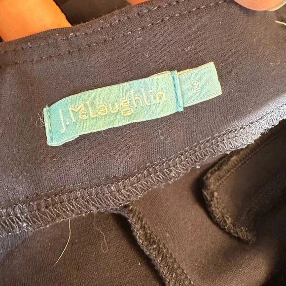 J. McLaughlin Ponte Pull On Ankle navy Pants size 2 - Picture 3 of 5